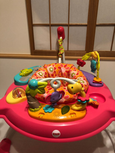 《決まりました》Fisher Price  ジャンパルー　Amazon限定フラワーピンク