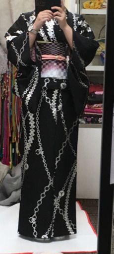 【試着のみ】着物　訪問着　ロック　V系　好きな人に！