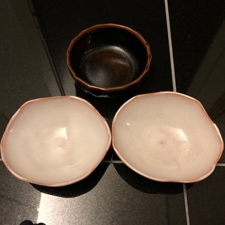 陶器皿 / プレート 3点セット