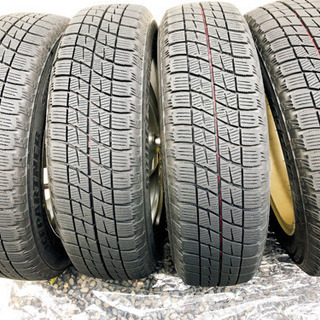 スタッドレスタイヤ、ホイールセット！155/65R14 タント