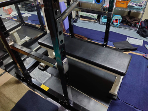 ☆値下げしました！宇都宮市より☆BULL ブル フラットベンチ+POWERTEC パワーラックWB-PR15
