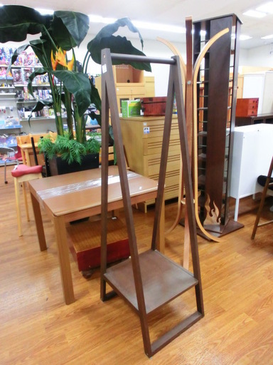【トレファク府中店】無印良品　ダークブラウンのハンガーラック！