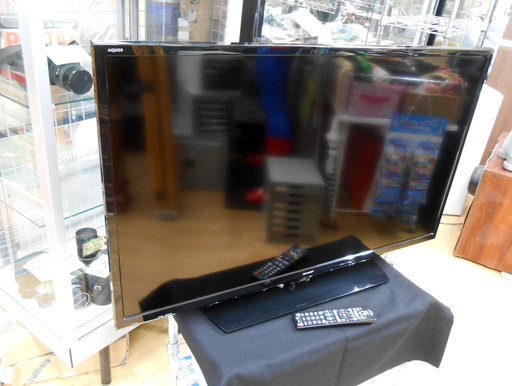 テレビ 40インチ 2017年製 シャープ アクオス 40型 LC-40S5 SHARP AQUOS 液晶テレビ ☆ PayPay(ペイペイ)決済可能 ☆ 札幌市 清田区 平岡