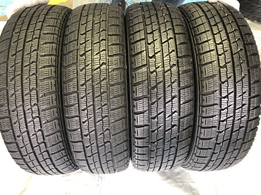 バリ溝！スタッドレスタイヤ　155/65Ｒ/13　ＤＯＳ13インチアルミ　４穴　ＰＣＤ100　ミラ、プレオ等に