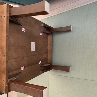 テーブル　木製　脚折り畳み式の画像