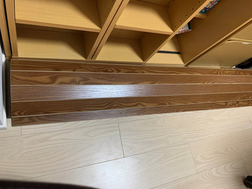 （譲渡決定）【ニトリ】ウッドカーペット【4.5帖(約260×260cm)カラー：ミドルブラウン】