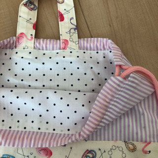 期間限定値下げ♪ハンドメイド お着替え&体操服袋の画像