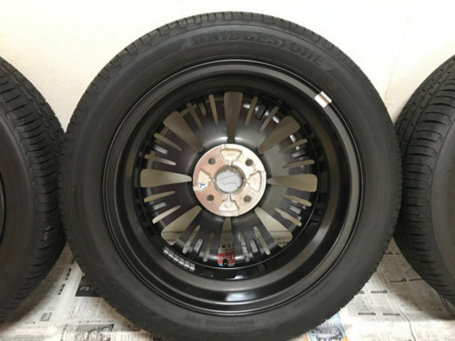 美品！スペーシアカスタム  タイヤ·ホイール 165-55-15 新車外し バリ山
