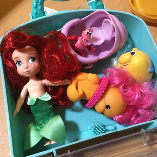 ディズニー アリエルの人形セット