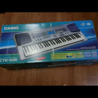 電子キーボードCASIO CTK-591 スタンド付き