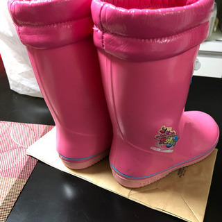 【中古】プリキュア　長靴　17.0cmの画像