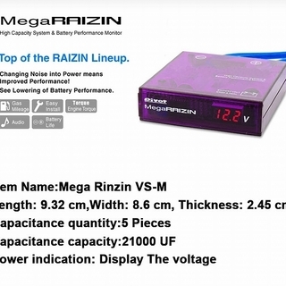 コンデンサーチューン Pivot メガ雷神 Mega RAIZIN