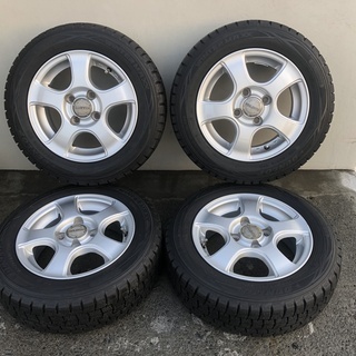 DUNLOP 165/65R13 2014年製  アルミホイール...
