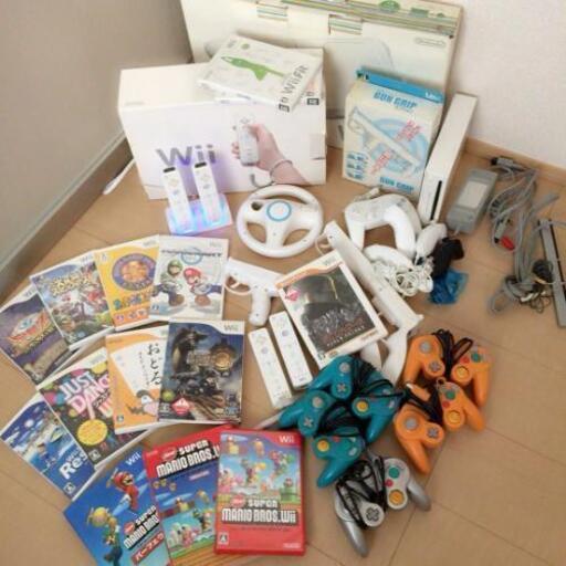Wii 本体 リモコン ソフト まとめ売り
