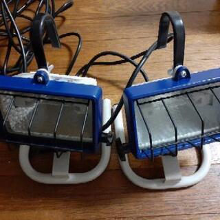 ※決まりました！【２回使用】ハロゲン投光器