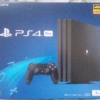 【未開封新品】ソニー プレイステーション4 プロ PS4 PRO 1TB ジェット・ブラック CUH-7200B B01