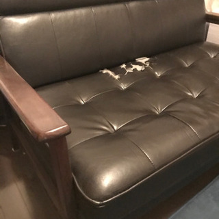 2人掛けソファ　の画像