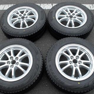 ☆未使用☆長期保管品★2017年 ブリザック ブリヂストン VRX2 195/65R15 91Q プリウス ホイール付 4本セット スタッドレスタイヤ