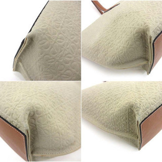 LOEWE ロエベ Tショッパー トートバッグ ナチュラル×タン の画像