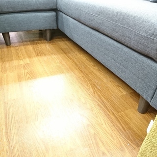 不二貿易 ファブリックカウチソファー KWI-01NV 【トレファク 川越店】