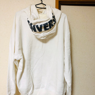 converse白トレーナー　LLの画像