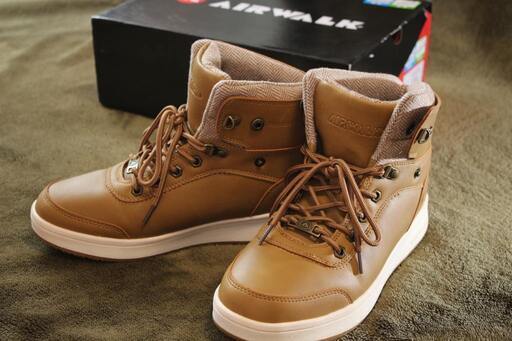 AIRWALK(エアウォーク) AW-3015　CAMEL 26cm 箱有り ハイカットシューズ 靴