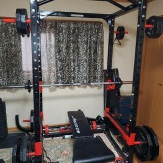 アイロテックパワーラックHPM426　BULLオリンピックバーベルセット アイロテックパワーラックHPM426 BULLオリンピックバーベル