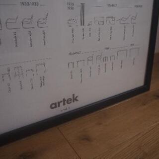 artek(アルテック)ポスター　フレーム付き　の画像