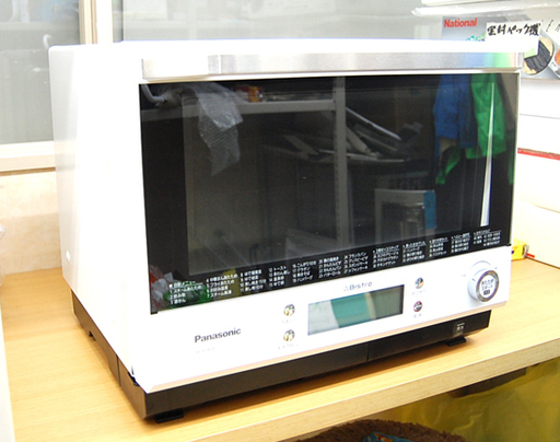 Panasonic ビストロ スチームオーブンレンジ NE-BS804 17年 ホワイト 調理家電 キッチン家電 パナソニック Bistro ☆ PayPay(ペイペイ)決済可能 ☆ 札幌市 清田区 平岡