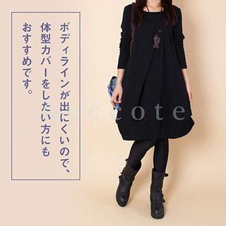 歳末大感謝祭！ネコート ワンピース チュニック　表記2XLですが、XL レディース 「新品未開封品」の画像
