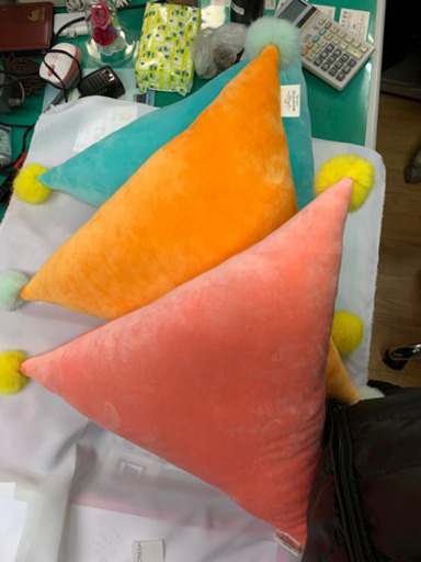 三角形　クションカラー3セット