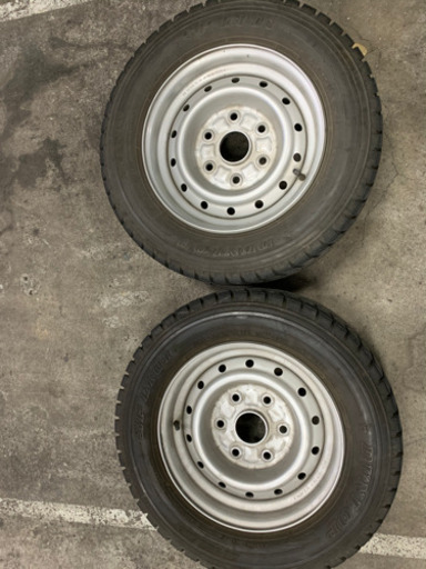 ハイエースV 245/50R14.5 ホイール、スタドレスタイヤ付き2本セット