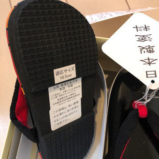 子供用　草履　下駄　未使用品　２点の画像