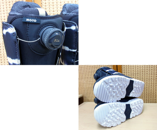 南12条店 未使用 BURTON/バートン MOTO BOA モト ボア スノーボード ブーツ メンズ MIDNITE BLUE 25