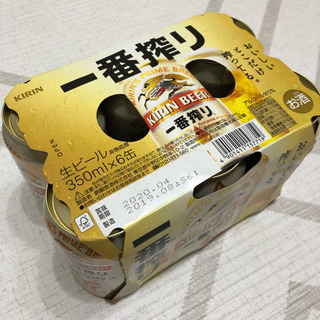 KIRIN 一番搾り 350ml 6缶パック