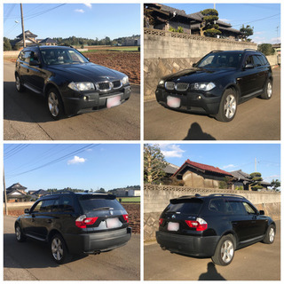 2年車検取りました！サンルーフ付き！  BMW  X3  フルタイム4WD  試乗可能です！の画像