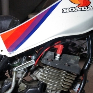 再出品・TLM50改希少2ストトライアルオフロード80cc原付登録 の画像
