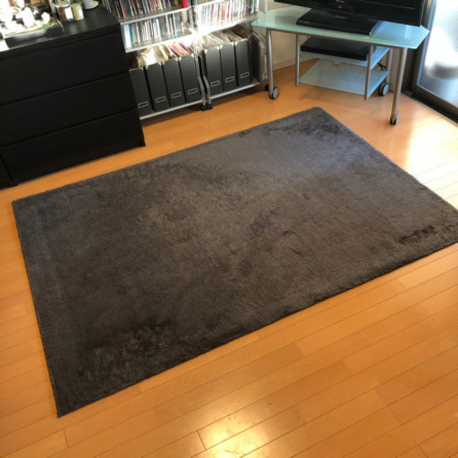 2.5万円　無印良品　ラグマット 140x200 ふかふか 暖かい ブラウン