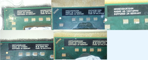 【ノート用CPU】Socket S1G4用CPU5個+熊グリス