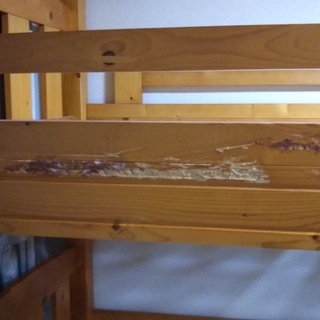 ※きまりました。二段ベッド差し上げます。
