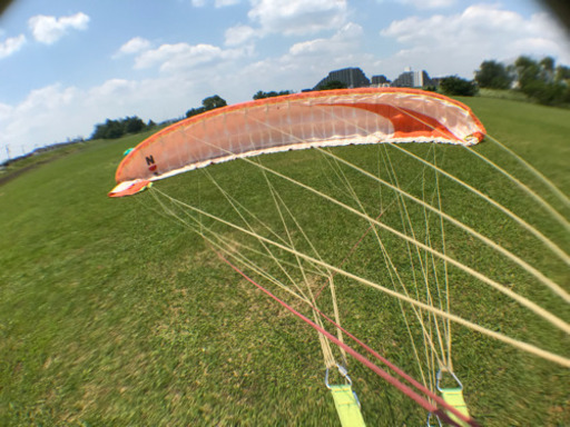 パラグライダー、ノバベルテックス24、中級機、立ち上げ練習用