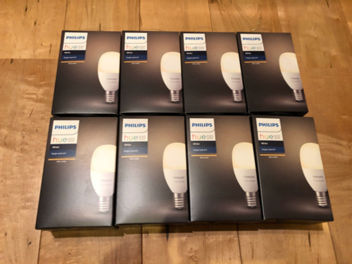 PHILIPS/フィリップス/white single bulb e17/8個