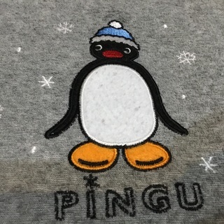 ⑤赤ちゃん冬服2着　ピングー　バーバパパ　サイズ80 の画像