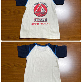【男児 120㎝  夏服 Tシャツ  各５０円】ボロ布、リメイク、パッチワークにもの画像