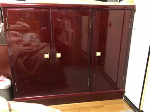 婚礼家具3点　紫檀