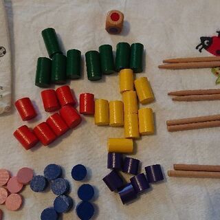 <お話し中>木製 おはしでどーぞ(箸でつまむオモチャ)の画像