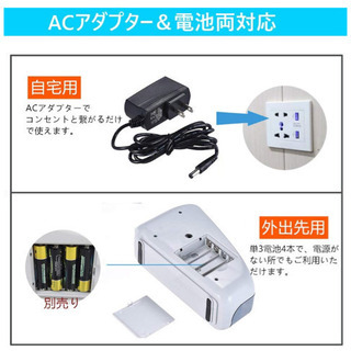 【新品未使用】マネーカウンター ハンディカウンター お札カウンター 携帯型 自動紙幣計数器 キャリングケース付き アダプター＆電池両対応 の画像