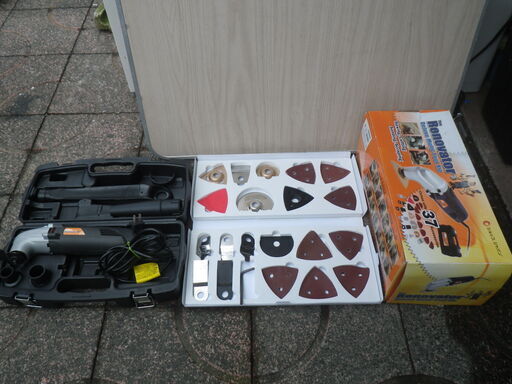 ショップジャパン リノベーター マルチツールキット 先端工具20種37枚付属 マルチカッター