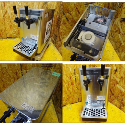 　(4382-0)業務用 ホシザキ 二口ビールサーバー DBF-25WB ディスペンサー 飲食店 店舗 生ビール チューハイ お酒