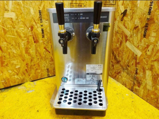 　(4382-0)業務用 ホシザキ 二口ビールサーバー DBF-25WB ディスペンサー 飲食店 店舗 生ビール チューハイ お酒